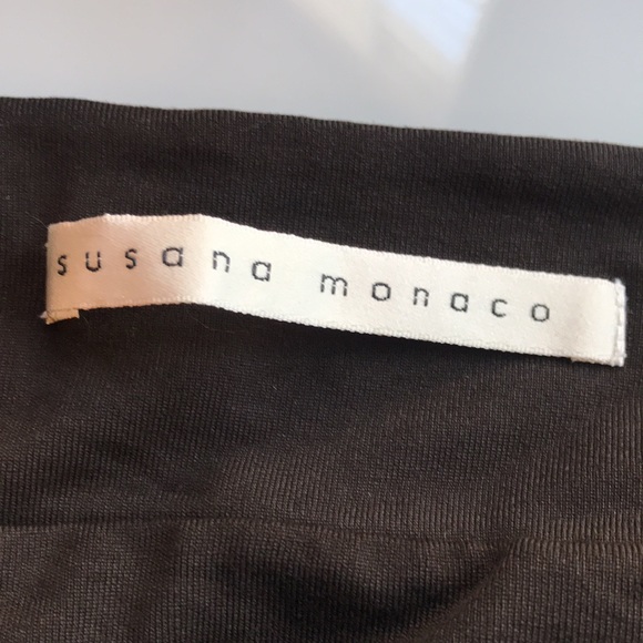 Susanna Monaco halter top chocolate brown medium new - Picture 3 of 4